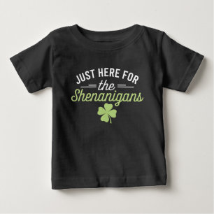 Camiseta Apenas Aqui Para A Folia Dia De São Patrício
