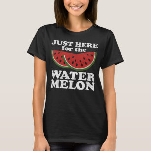 Camiseta Apenas Aqui Para A Melancia Melancias De Verão C
