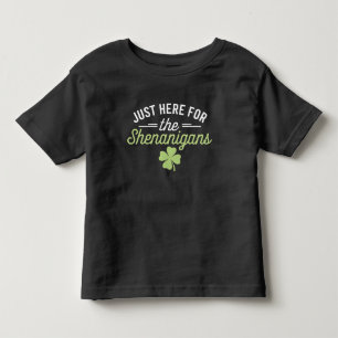 Camiseta Apenas Aqui Para As Travessuras Dia De São Patríci
