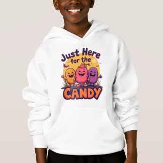 Camiseta Apenas Aqui Pelo Doce – Citação Divertida de Hallo
