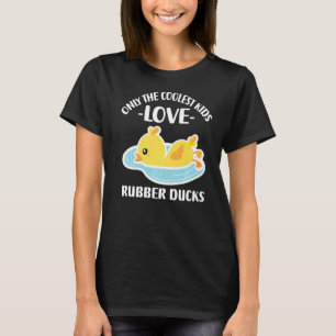Camiseta Apenas As Crianças Mais Frescas Adoram Patos De Bo