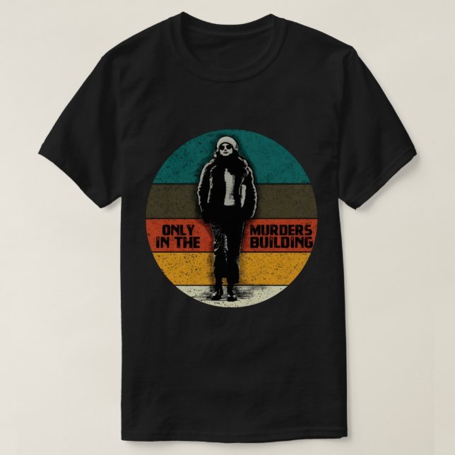 Camiseta Apenas assassinatos na vintagem do edifício (Frente do Design)