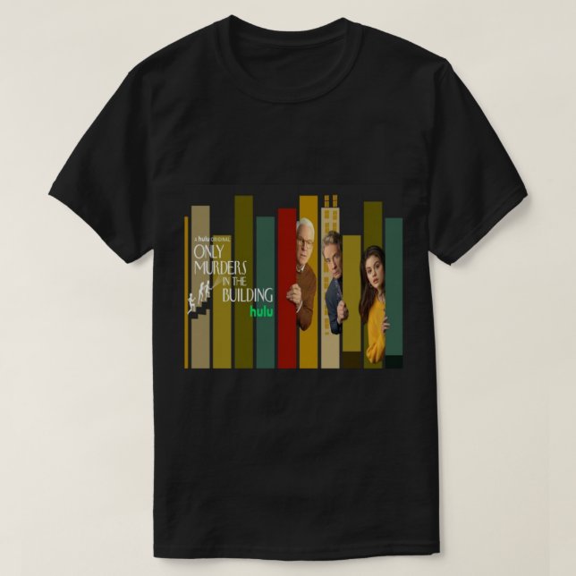 Camiseta Apenas assassinatos no edifício (Frente do Design)