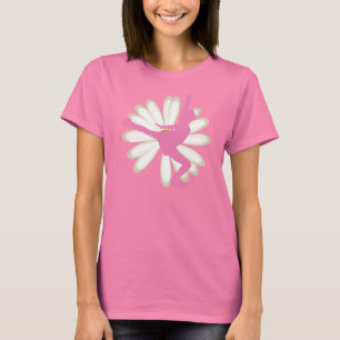 Camiseta Apenas aterre-o T do patinagem no gelo