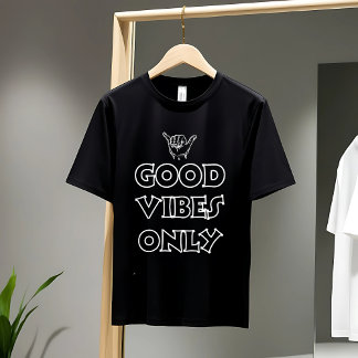 Camiseta Apenas boas vibrações | Energia Positiva e Motivaç
