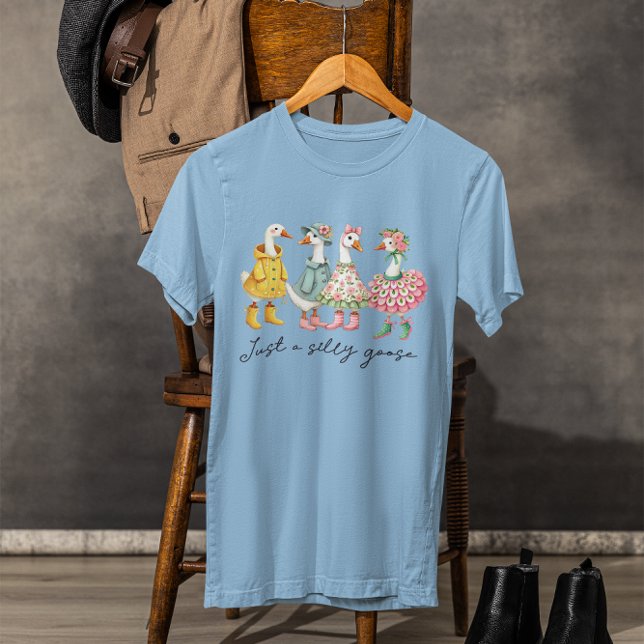 Camiseta Apenas Bobo Goose (Just Silly Goose T-Shirt)