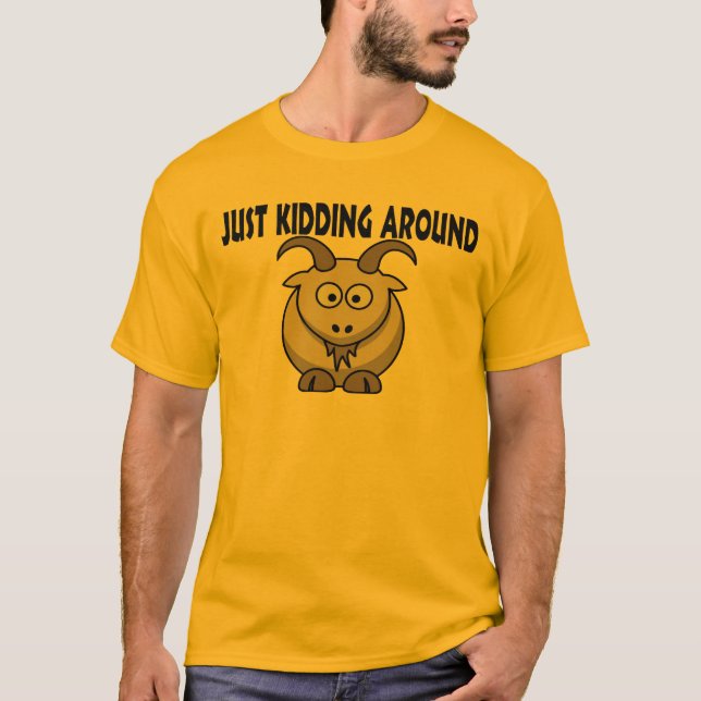 Camiseta Apenas caçoando ao redor (Frente)