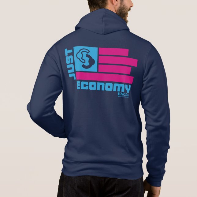 Camiseta Apenas capuz da frente da economia (Verso)