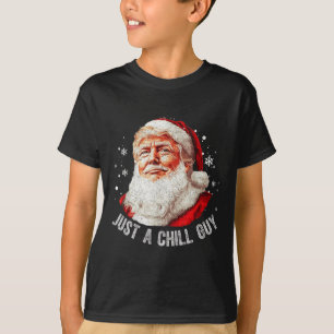 Camiseta Apenas Caras De Natal Engraçados Papais noeis Trum