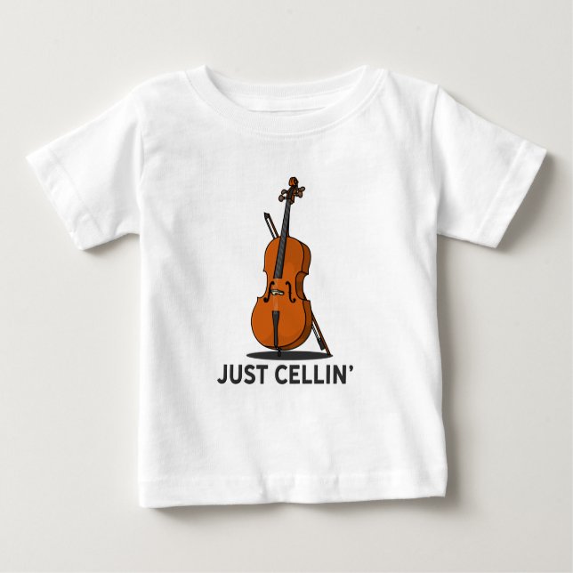 Camiseta Apenas Cellin Cellist Performance Music Cello (Frente)