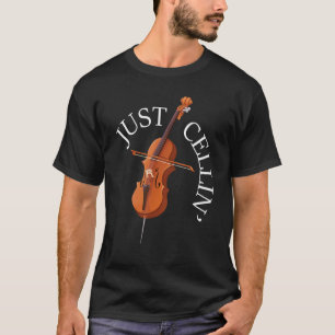 Camiseta Apenas Cellin Cello Player Cellist Musical Classic