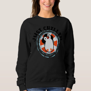 Camiseta Apenas Chillin King Imperador Sea Pird Pengui