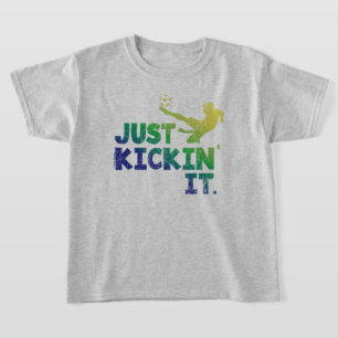 Camiseta Apenas Chute, Gráfico De Futebol