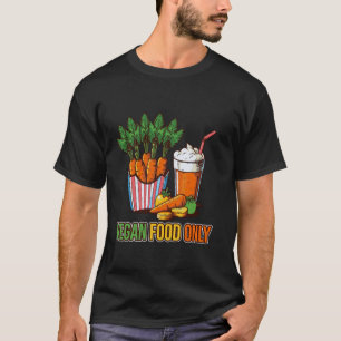 Camiseta Apenas Comida Vegana Suco de Cenouras Delícia Arte