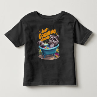 Camiseta Apenas Coongando guaxinins maliciosos com a aventu