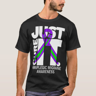 Camiseta Apenas Cure a consciência emiplégica da enxaqueca