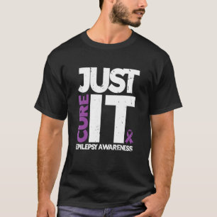 Camiseta Apenas Cure-O Epilepsia Sensibilização Epilepsicon