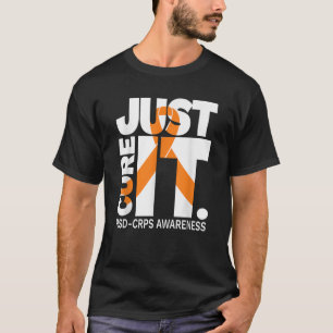 Camiseta Apenas Cure RSD CRPS Awaressessessing Texto branco