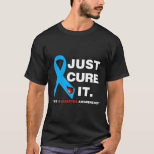 Camiseta Apenas Curta-A Azul Fita Tipo 1 Sensibilização par