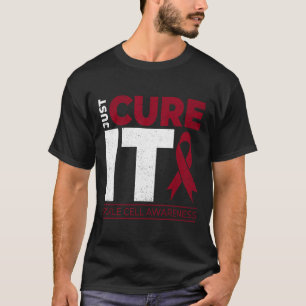 Camiseta Apenas Curta-A Com Anemia Célula Falsiforme, Feche