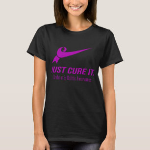 Camiseta Apenas Curta a consciência de Crohn e Colite