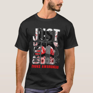 Camiseta Apenas Curta Que Causou Consciência Vermelha Fita