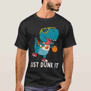 Camiseta Apenas Dane-se Dinossaur Bysketbyll League Slam D