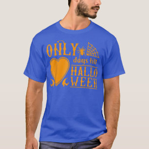 Camiseta Apenas Dias Até O Halloween Aranha Net Feliz Ho As