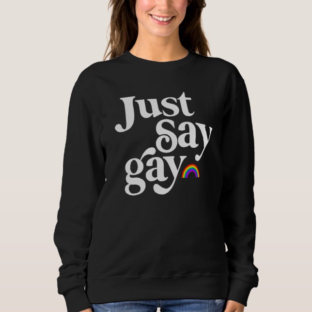 Camiseta Apenas diga Gay (Frente)