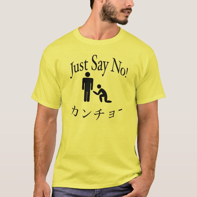 Camiseta Apenas diga não a Kancho! (Frente)