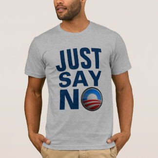 Camiseta Apenas diga não NObama.