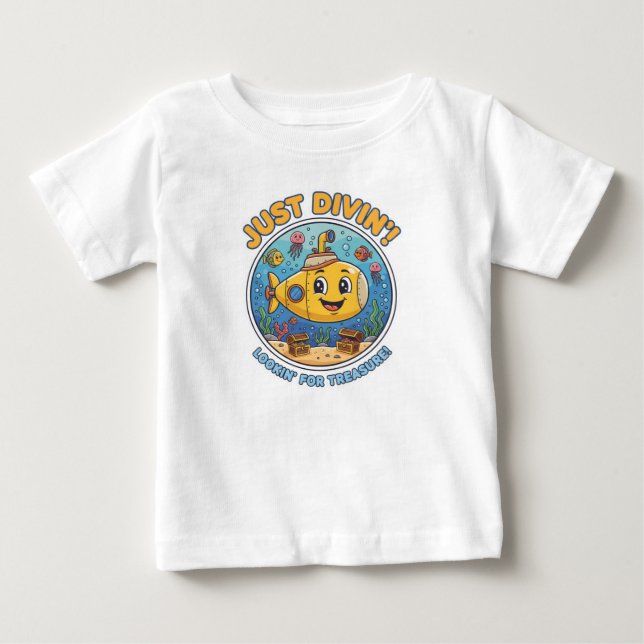 Camiseta Apenas Divino! Procurando Tesouro (Frente)