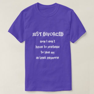 Camiseta apenas divorciado