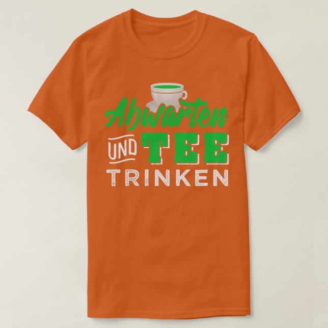 Camiseta Apenas espere e veja 1 (Frente do Design)