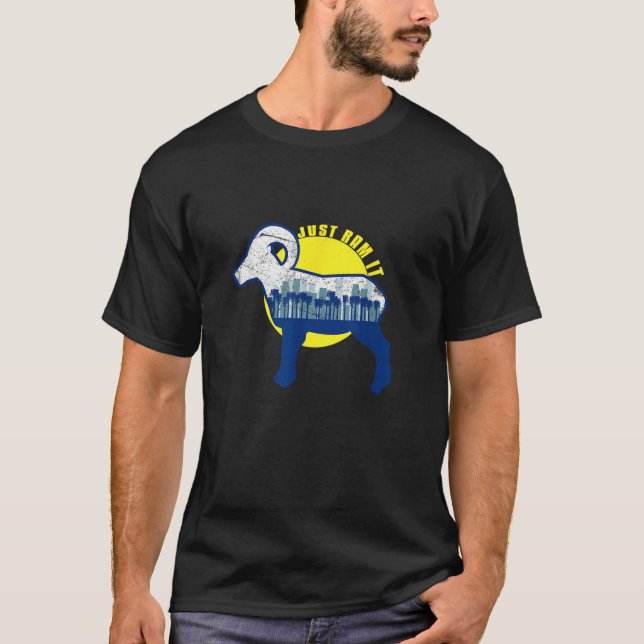 Camiseta Apenas faça um Rams Cênico Engraçado (Frente)