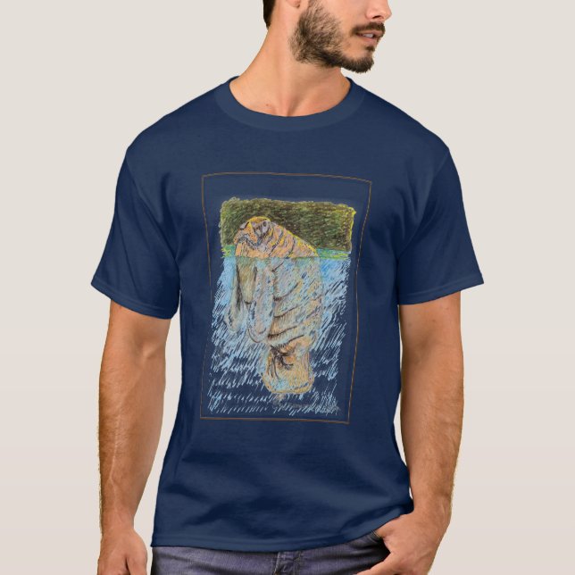 Camiseta Apenas flutuando avante (Frente)