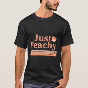 Camiseta Apenas Fruta de Verão Pêssego Gráfico