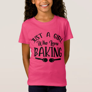 Camiseta Apenas garotas fofas amantes de panificação