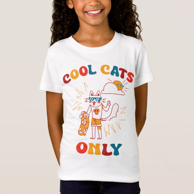 Camiseta Apenas Gatos legal (Frente)