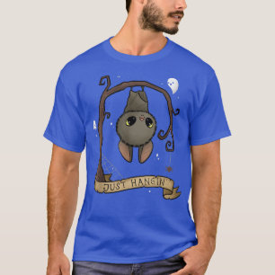 Camiseta Apenas Hangin Bat Cute Halloween Animal Spooky Ado