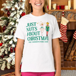 Camiseta Apenas Louca por Natal Quebra-Nozes Bailarina