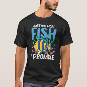 Camiseta Apenas Mais Um Aquarista de Aquário de Peixe Doura
