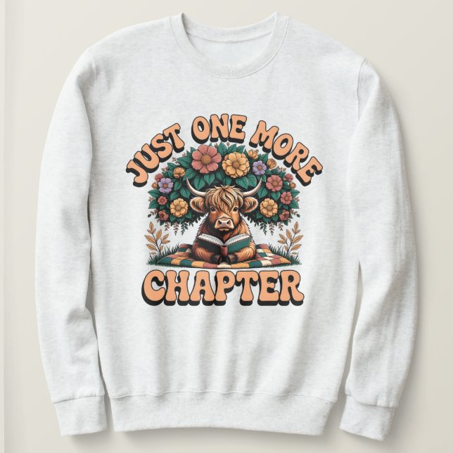 Camiseta Apenas Mais Um Capítulo Camisola de Malha Vaca das (Frente do Design)