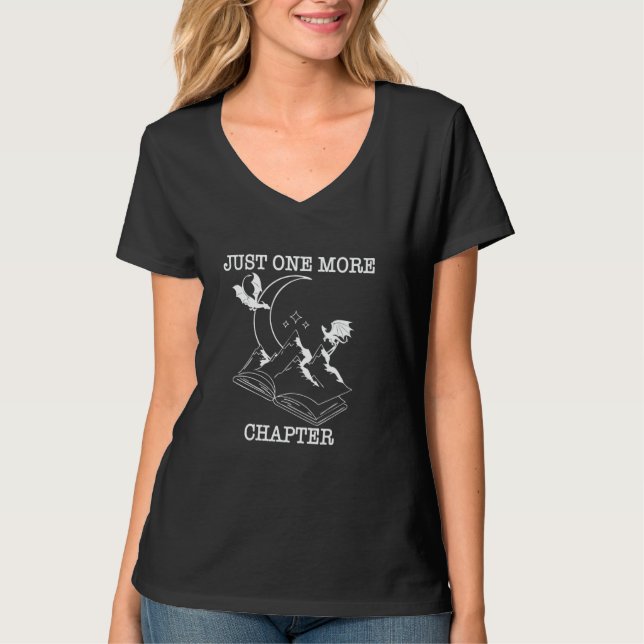 Camiseta Apenas Mais Um Capítulo Livro Leitor de Romantasy  (Frente)