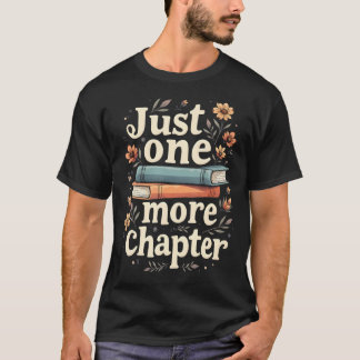 Camiseta Apenas Mais Um Capítulo Livro Leitura Floral Profe