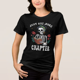 Camiseta Apenas Mais Um Capítulo Skeleton Book Lover Design