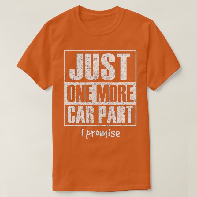 Camiseta Apenas Mais Um Carro Parte I Promete Entusiasmo En (Frente do Design)