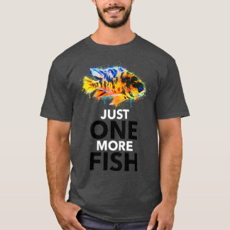Camiseta Apenas Mais Um Design De Pincel De Peixe