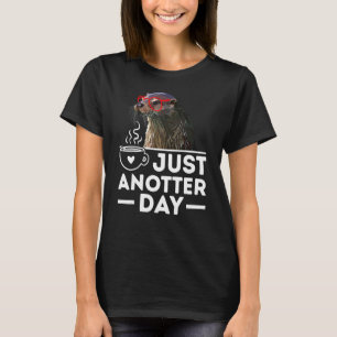 Camiseta Apenas Mais Um Dia Punho de Animal Marinho Fofo da