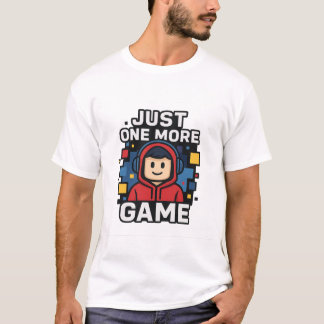 Camiseta Apenas Mais Um Jogo Adesivo de Gamer